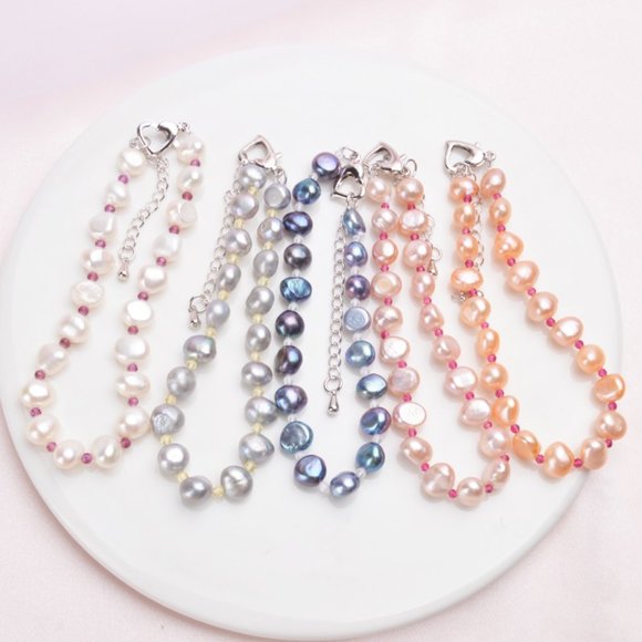 Genuine Baroque Pearl Jewelry Set - Picture 5 of 10